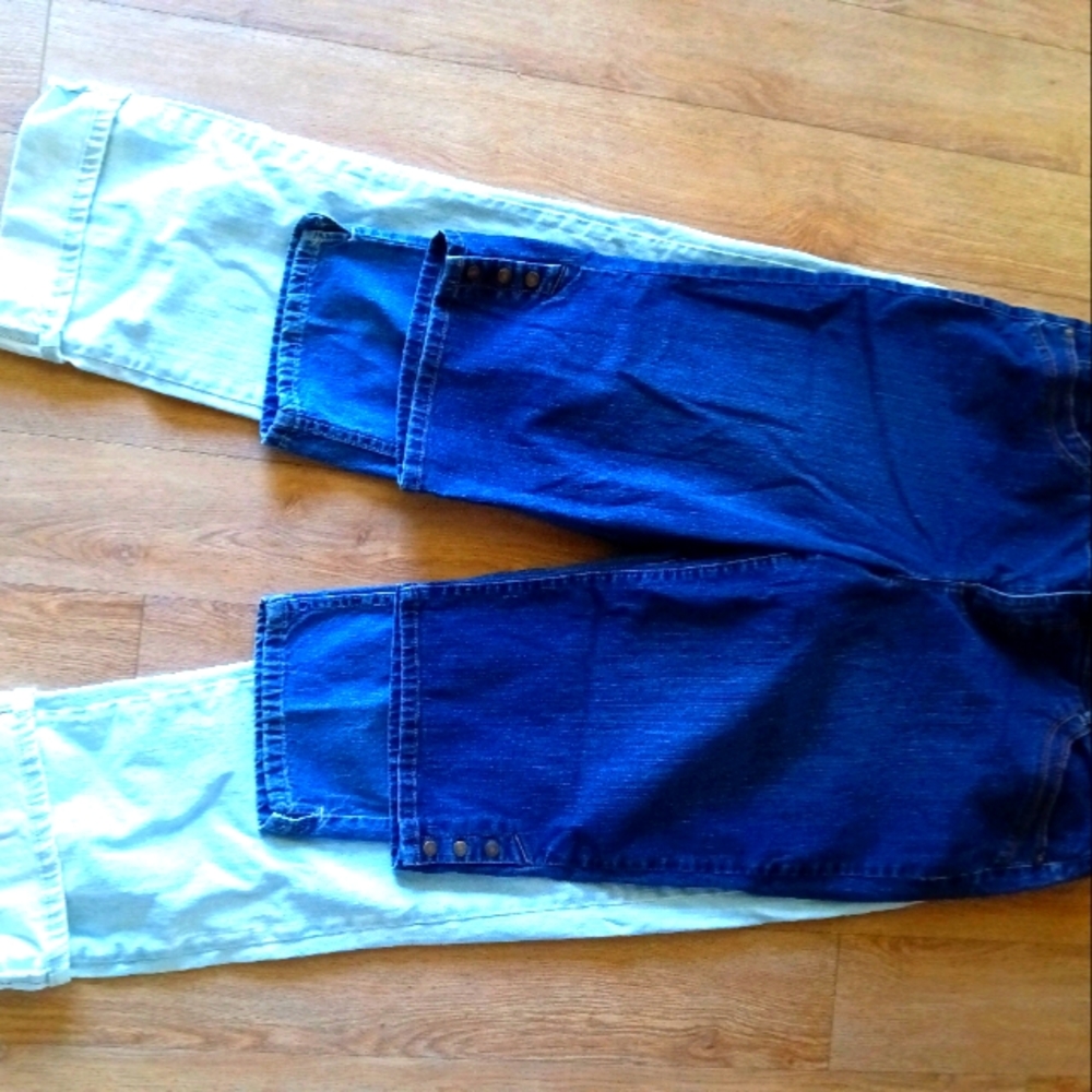 3pr size 16 jeans, crops